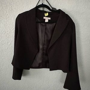 H&M Black Short Blazer Long Sleeve